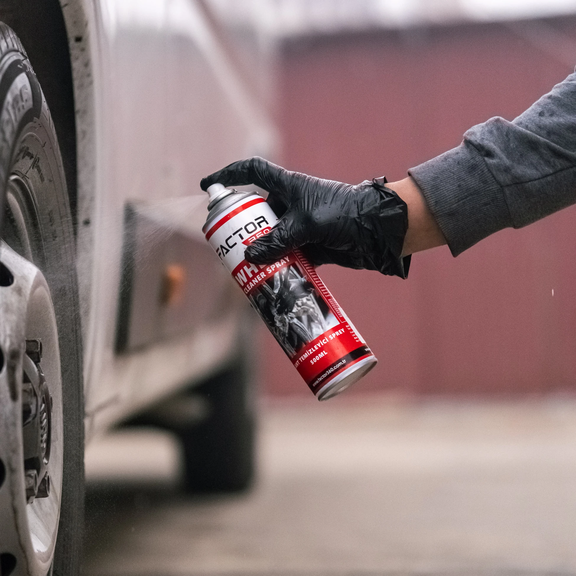 Factor360 Otomobil Araç Jant Temizleyici Aerosol 500 ML