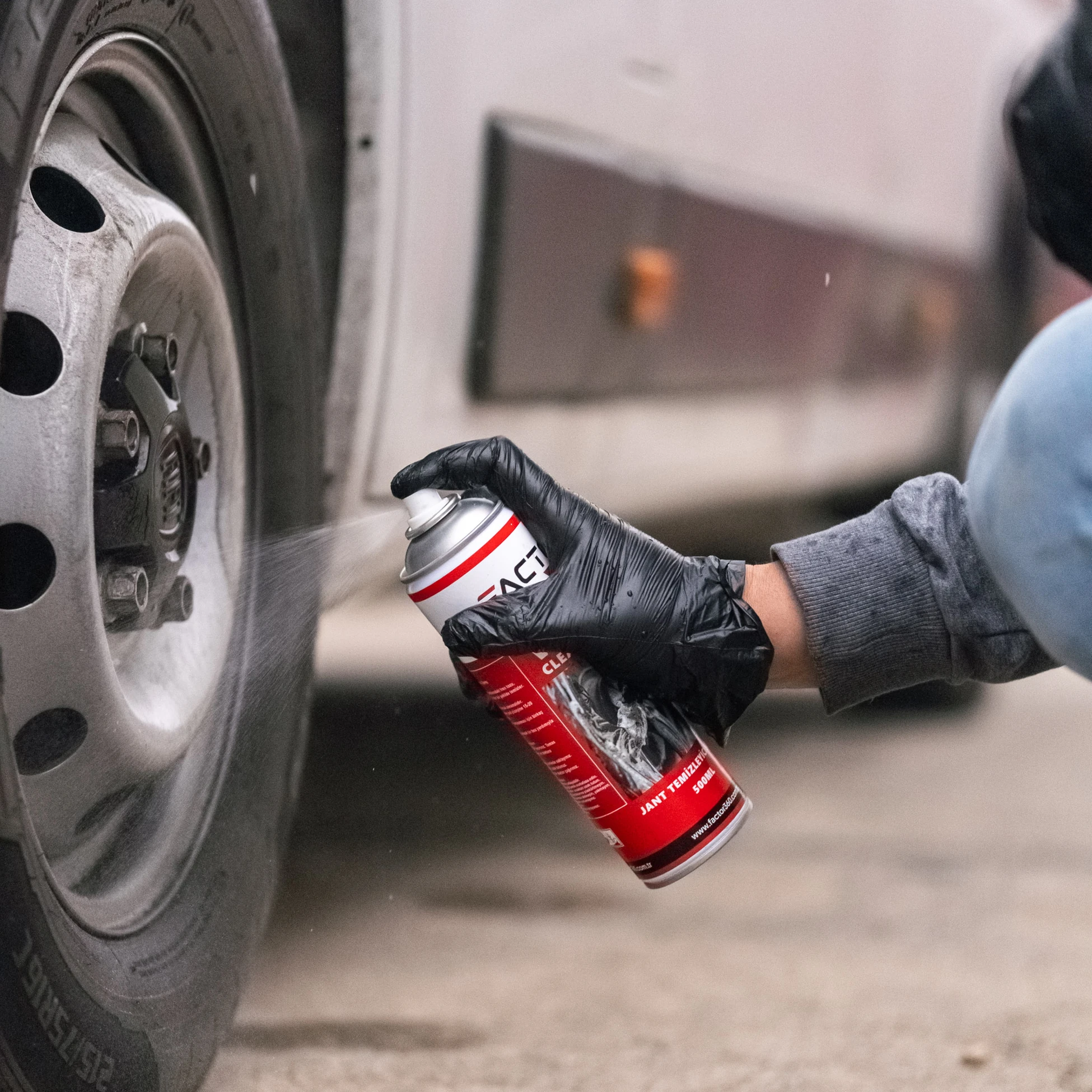 Factor360 Otomobil Araç Jant Temizleyici Aerosol 500 ML