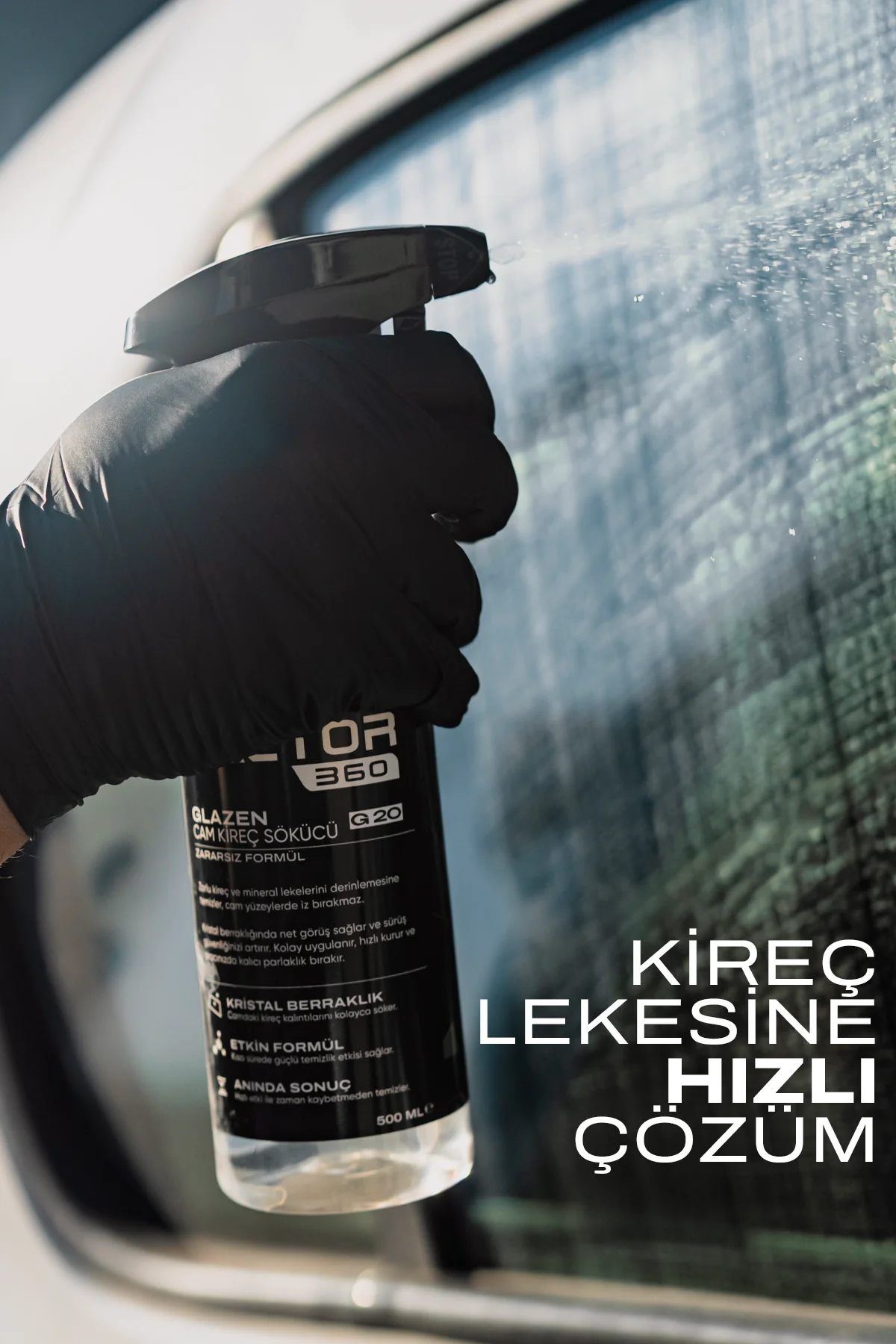 Factor360 Glazen Cam Kireç Sökücü 500 ML
