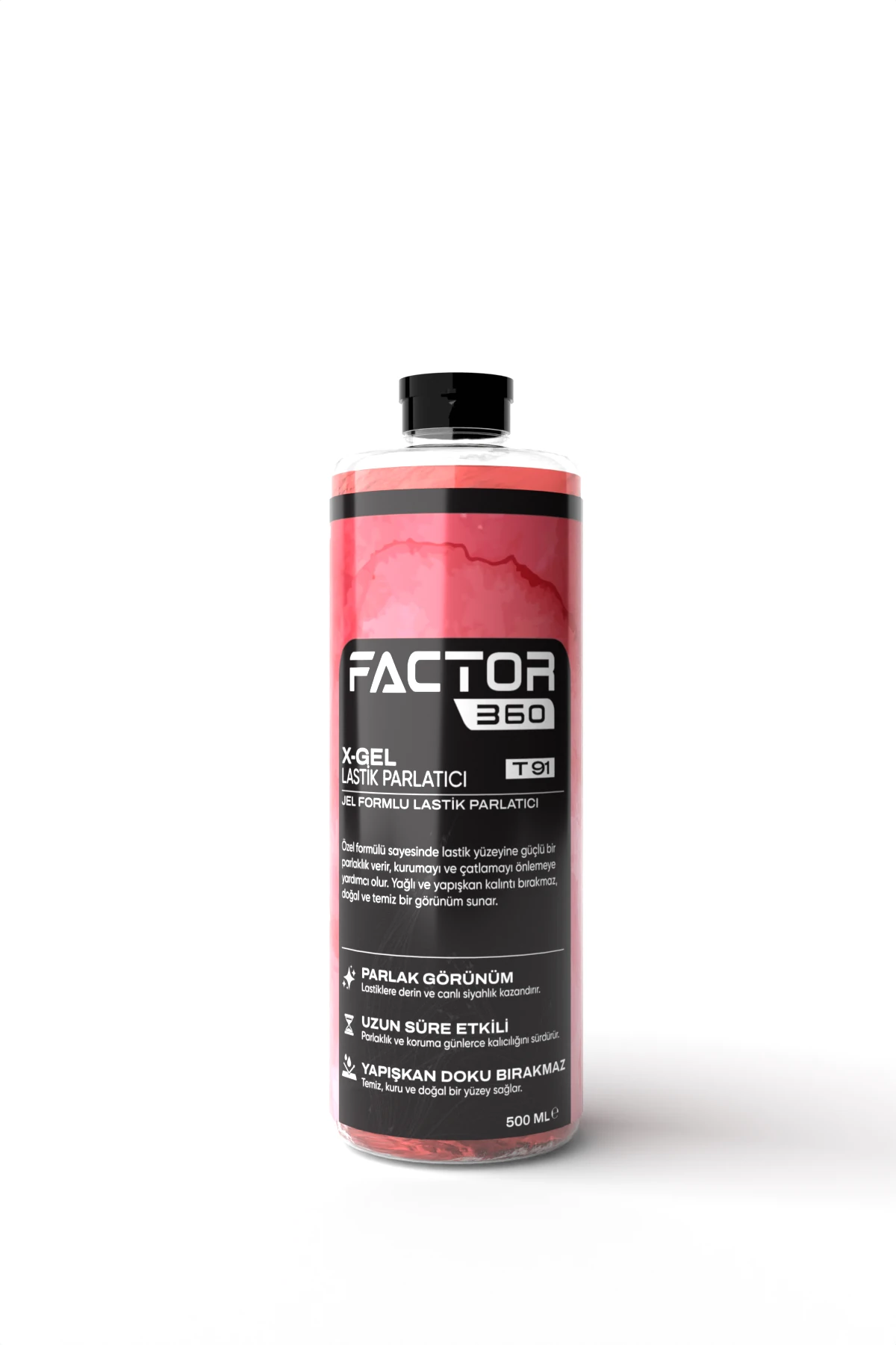 Factor360 X Gel Jel Lastik Parlatıcı 500 ML